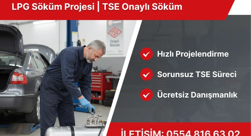 LPG Söküm Projesi | TSE Onaylı Söküm